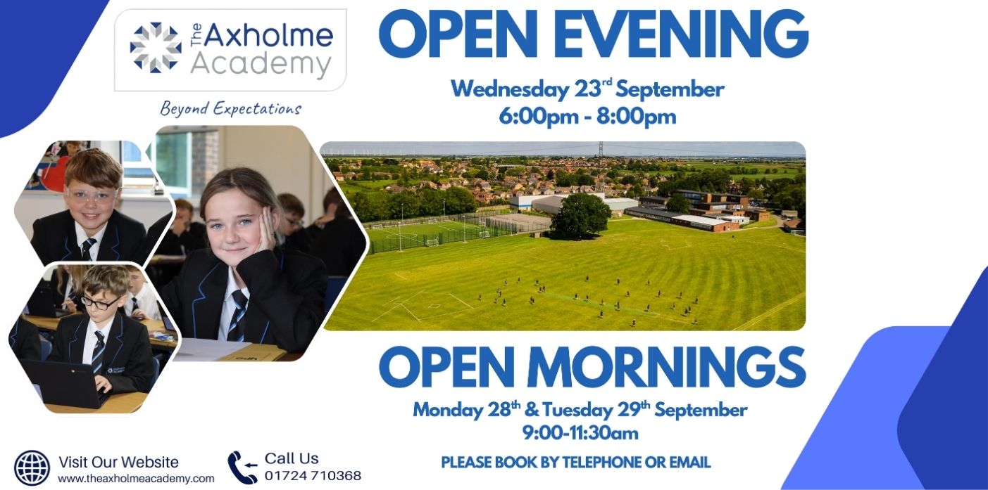 Open Evening – Wednesday 23rd September